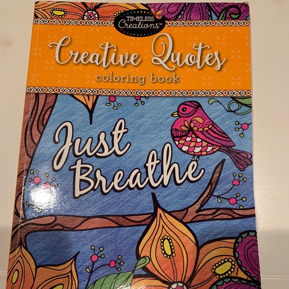 just breathe coloring book